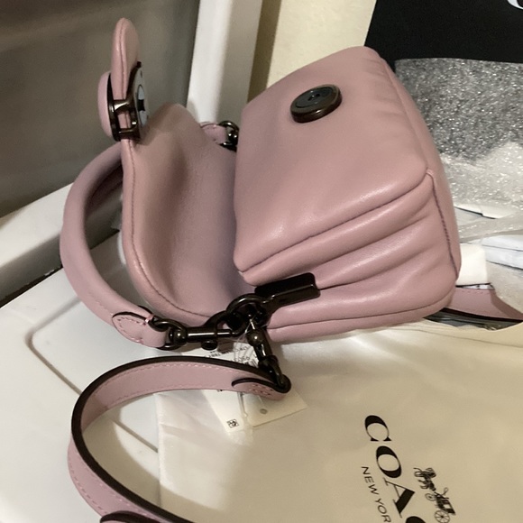 Coach Tabby 18 Iced Purple Pillow Leather shoulder bag - Picture 14 of 16